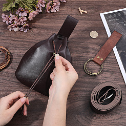 1Pc Medieval  PU Imitation Leather Wallets&nbsp;AJEW-CL0003-69A