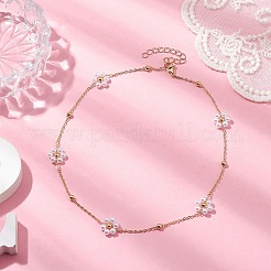ABS Imitation Pearl Beads Necklaces&nbsp;NJEW-JN04733
