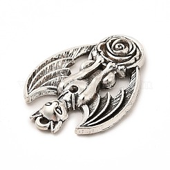Tibetan Style Alloy Pendant Rhinestone Settings&nbsp;X-FIND-G046-04AS