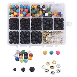 DIY Chakra Stretch Bracelet Making Kits&nbsp;DIY-JP0005-63G