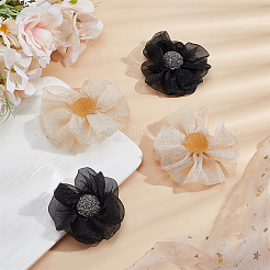 2 Pairs 2 Colors Alloy Shoe Buckle Clips&nbsp;DIY-GO0003-51A