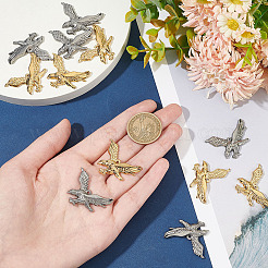 12Pcs 2 Colors 304 Stainless Steel Pendants&nbsp;STAS-AR0001-88