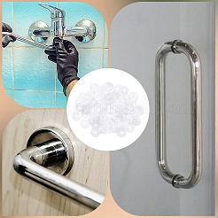 PVCドールアイガスケット100個  透明  20x1mm  内径：6mm&nbsp;DIY-CP0013-13