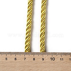 ナイロンねじり丸紐  バッグのストラップ作りに  ダークカーキ  5~5.5mm  約10.94ヤード（10m）/ロール&nbsp;NWIR-S001-01P