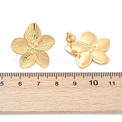 Ion Plating(IP) 304 Stainless Steel Stud Earrings&nbsp;EJEW-Z022-22G