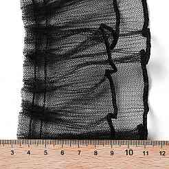 3 Yards 2 Layer Polyester Pleated Lace Trim Ribbon&nbsp;OCOR-WH0082-126D