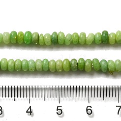 天然ドロマイトビーズ連売り  合成オパールと  染め  ロンデル  ライムグリーン  4x2mm  穴：0.7mm  約177個/連  15.94''（40.5センチメートル）&nbsp;LS-G-K350-A01-01I