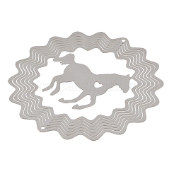 201 Stainless Steel 3D Rotating Hanging Wind Spinner&nbsp;STAS-B122-01P-01
