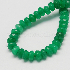Natural White Jade Bead Strands&nbsp;G-R168-6x4mm-08