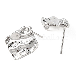 SHEGRACE Brass Stud Earring Findings&nbsp;XGRQ64357-872P