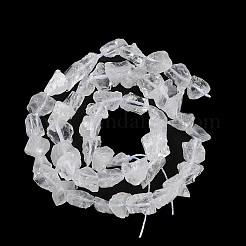 Raw Rough Natural Crystal Quartz Beads Strands&nbsp;G-B065-C12
