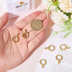 6Pcs Brass Twister Clasps&nbsp;FIND-CA0009-39