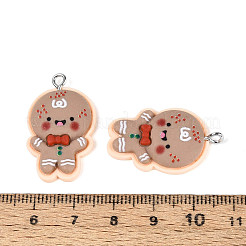 Christmas Theme Opaque Resin Pendants&nbsp;FIND-E025-04
