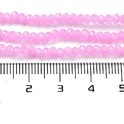 Baking Paint Imitation Jade Glass Bead Strands&nbsp;X-DGLA-A034-J2MM-A44