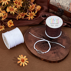 2 Rolls 2 Colors Braided Nylon Thread&nbsp;NWIR-PH0002-31
