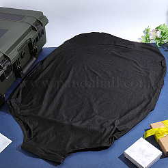 カーボンファイバー製のラゲッジカバー  旅行用スーツケースプロテクター  ブラック  650~670x490~520x290~300mm&nbsp;AJEW-WH0596-801D
