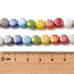 Electroplated Glass Beads Strands&nbsp;EGLA-A048-01A-01