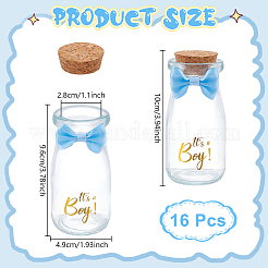 16Pcs Glass Bottle&nbsp;AJEW-UN00052