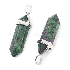 Natural Ruby in Zoisite Double Terminated Pointed Pendants&nbsp;G-F295-04N