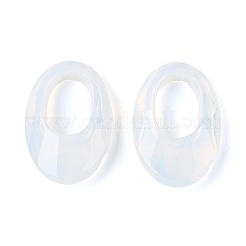 合成オパールペンダント  楕円形のチャーム  30x20~20.5x7.5~8.5mm  穴：15.5~16x9.5~10.5mm&nbsp;G-N361-02A