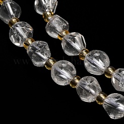 Natural Quartz Crystal Beads Strands&nbsp;G-K387-A16-01