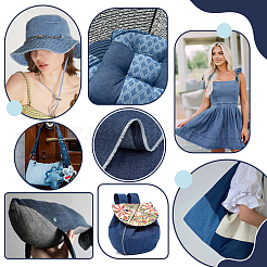 1 Yard Cotton Denim Fabric&nbsp;DIY-BC0015-52