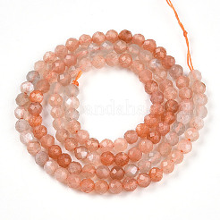 Natural Sunstone Beads Strands&nbsp;G-T141-67