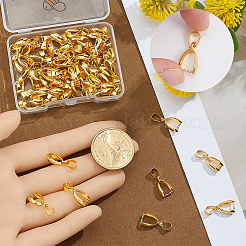 60Pcs Brass Ice Pick Pinch Bails&nbsp;KK-BBC0023-38