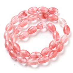 Cherry Quartz Glass Beads Strands&nbsp;G-B106-B02-01