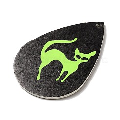 Halloween Imitation Leather Pendants&nbsp;FIND-K017-04D-03