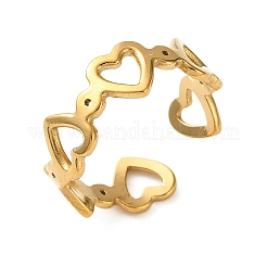 304 Stainless Steel Cuff Open Rings&nbsp;SA-CBA3A85-06G