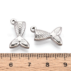 304 Stainless Steel Fishtail Pendants&nbsp;STAS-T069-11P