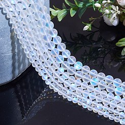 Synthetic Moonstone Beads Strands&nbsp;G-SZ0001-81E