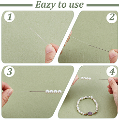 15Pcs Iron Bent Head Beading Needles for Bead Spinner&nbsp;FIND-UN0007-38