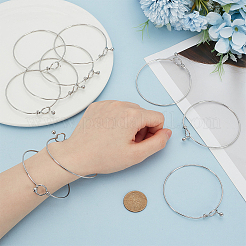 12Pcs 304 Stainless Steel Bangles&nbsp;BJEW-SC0001-28
