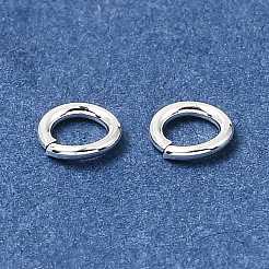 真鍮製オープンタイプ丸カン  鉛フリー＆カドミウムフリー＆ニッケルフリー  銀  4.5x0.8mm  内径：2.5mm  20ゲージ&nbsp;KK-CBA1A60-06E-S