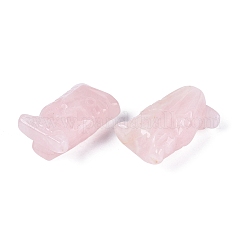 Natural Rose Quartz Owl Figurine&nbsp;DJEW-N005-05E