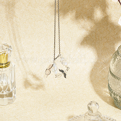 Natural Crystal Bullet Pendant Decorations&nbsp;HJEW-CA0001-58
