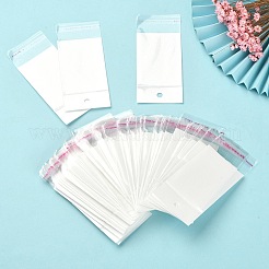 Rectangle OPP Cellophane Bags with Hanging Hole&nbsp;OPC-YW0001-01