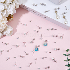 304 Stainless Steel Stud Earring Findings&nbsp;EJEW-SP0001-17L