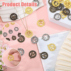 Tibetan Style Alloy Pendants&nbsp;FIND-CA0010-57