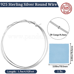 1.5M Dead Soft 925 Sterling Silver Wire&nbsp;STER-BBC0008-85A