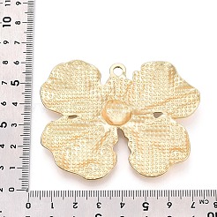 合金ビッグサイズペンダントトップ  花のチャーム  マットゴールドカラー  56.5x70x7mm  穴：4.2mm&nbsp;PALLOY-N179-89MG