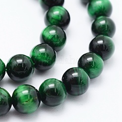Natural Tiger Eye Beads Strands&nbsp;G-F561-8mm-B01