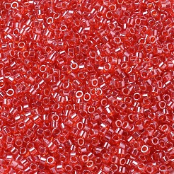 MIYUKIデリカビーズ  シリンダー  日本製シードビーズ  11/0  （db0098)透明ライトサイアム光沢  1.3x1.6mm  穴：0.8mm  約2000PCS /ボトル  10 G /ボトル&nbsp;SEED-JP0008-DB0098