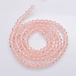 Bicone Glass Beads Strands&nbsp;EGLA-P016-3mm-10