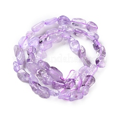 Natural Amethyst(Dyed & Heated) Beads Strands&nbsp;X-G-P497-01C-47