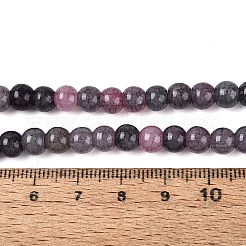 Ombre Effect Dyed Crackle Glass Beads Strands&nbsp;GLAA-Q106-01A-B31