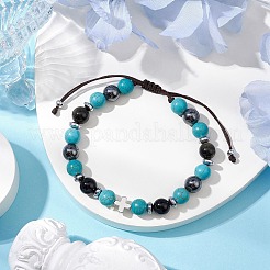 Gemstone Braided Bead Bracelets&nbsp;BJEW-JB11139-01