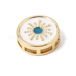 Brass Enamel Beads&nbsp;KK-CBAA41C-03G